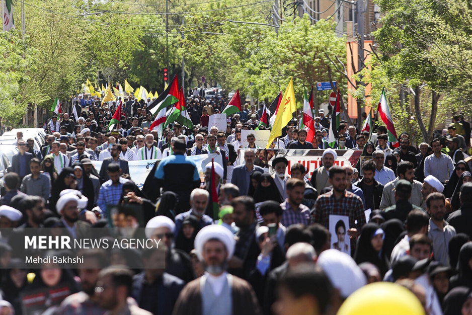 راهپیمایی روز جهانی قدس در سراسر ایران
