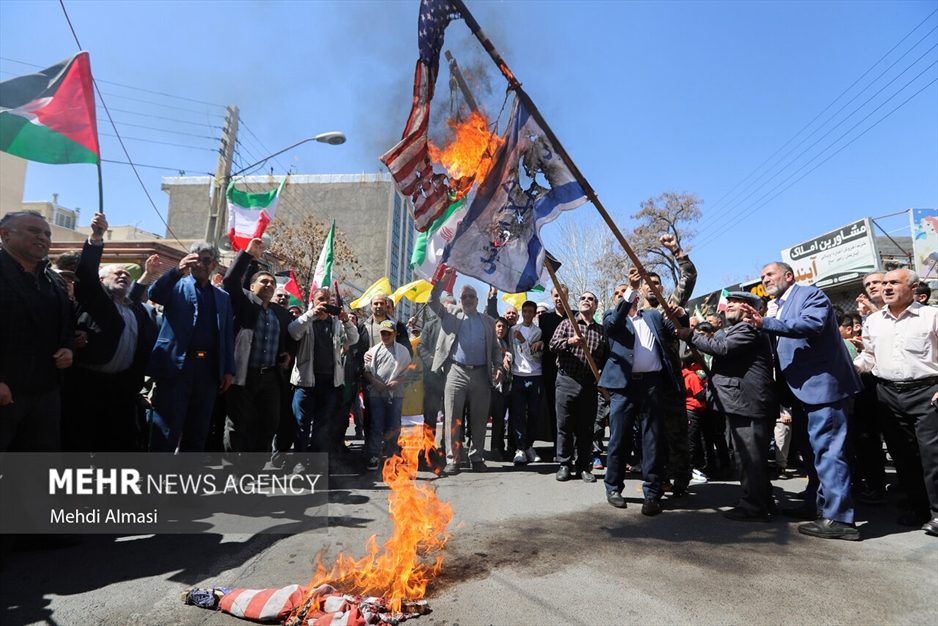 راهپیمایی روز جهانی قدس در سراسر ایران