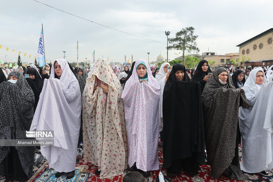 نماز عید فطر- حرم حضرت عبدالعظیم (ع)