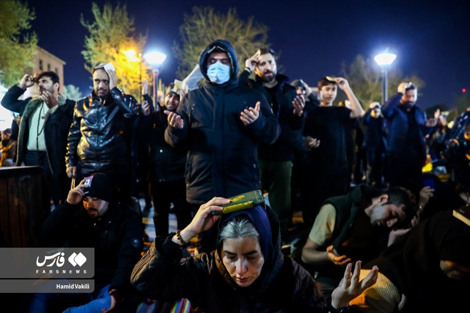 احیای شب بیست و یکم ماه رمضان در مسجد ارگ