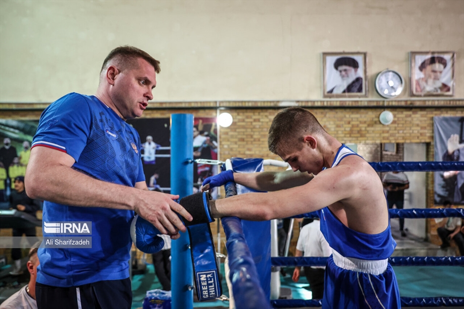 دیدار تدارکاتی تیم های ملی‌ بوکس ایران و روسیه