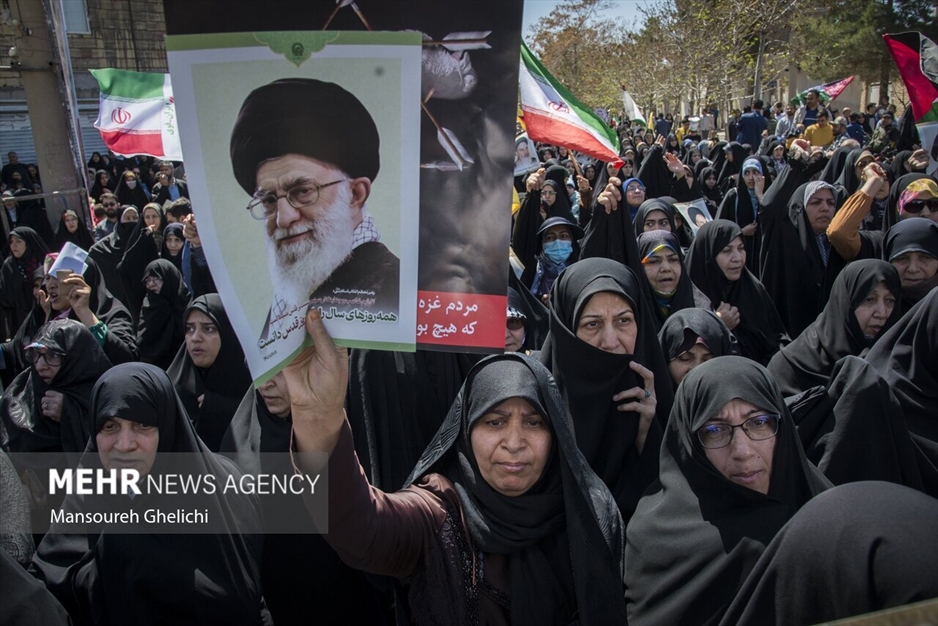 راهپیمایی روز جهانی قدس در سراسر ایران