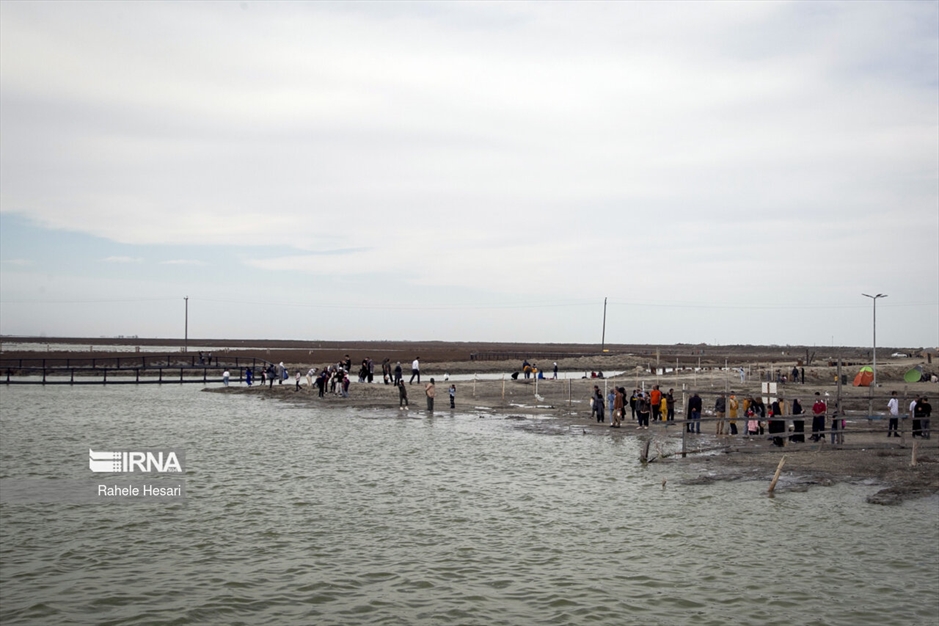 مسافران نوروز ۱۴۰۳ در بندر ترکمن