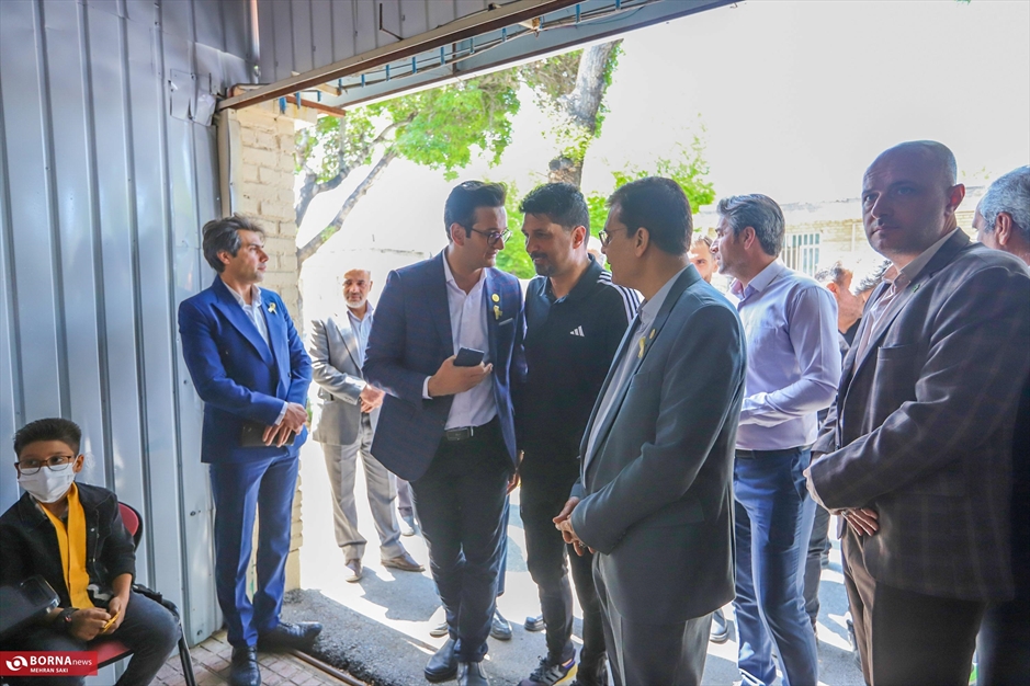 بازدید تیم فوتبال آلومینیوم اراک از موسسه خیریه حامی یار