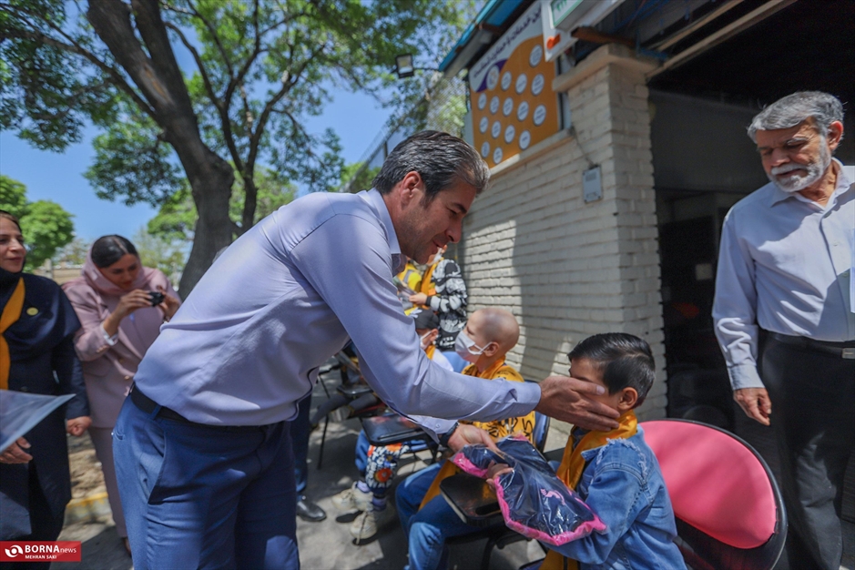 بازدید تیم فوتبال آلومینیوم اراک از موسسه خیریه حامی یار