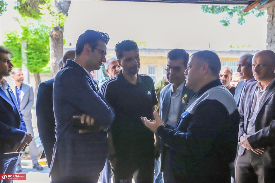 بازدید تیم فوتبال آلومینیوم اراک از موسسه خیریه حامی یار