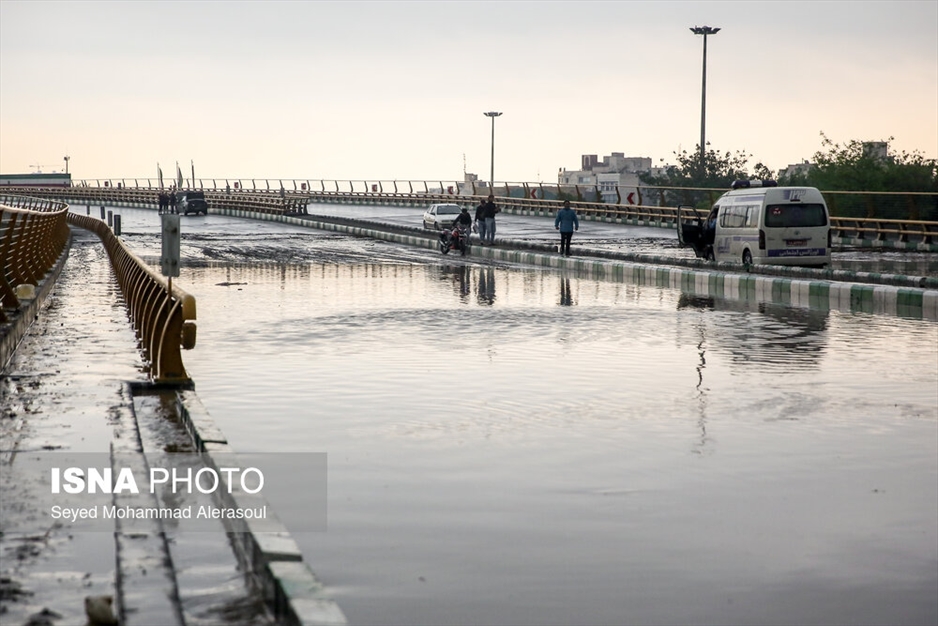 شروع بارش‌های سیل‌آسا در مشهد