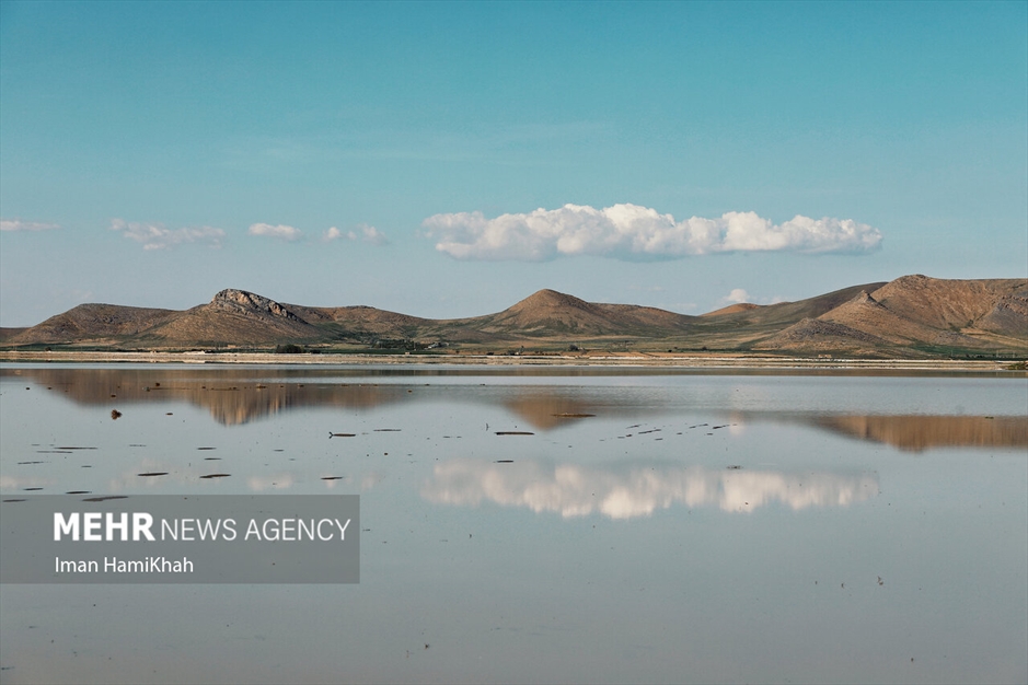 آبگیری تالاب «آق گل» بعد از سه سال خشکسالی