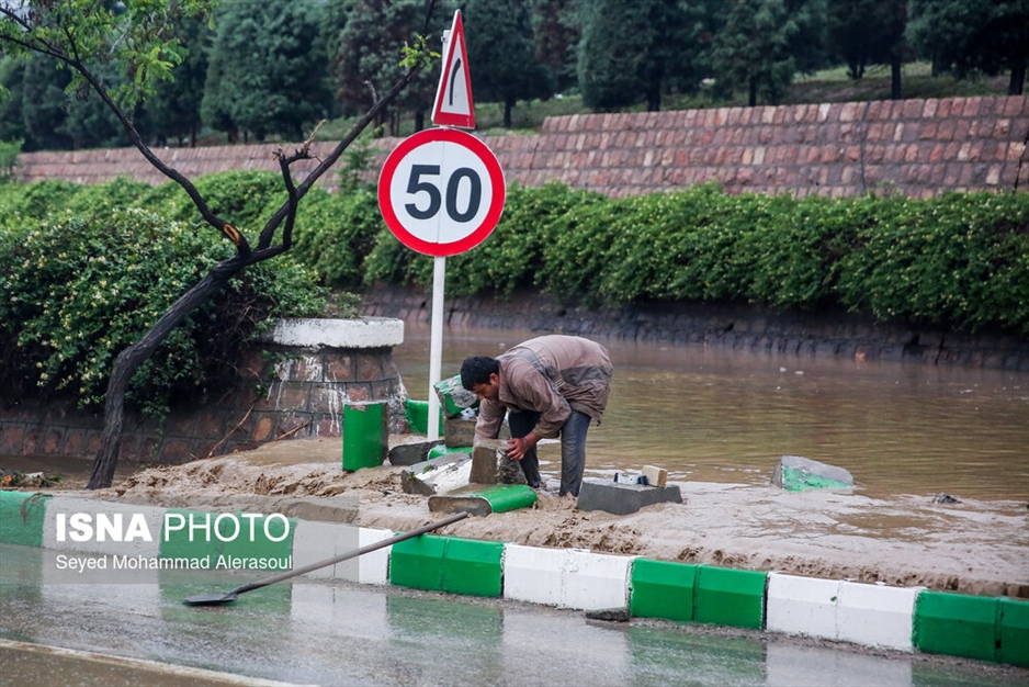شروع بارش‌های سیل‌آسا در مشهد