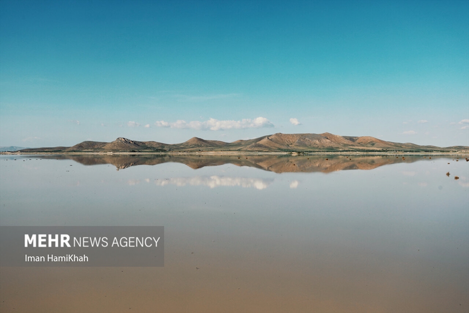 آبگیری تالاب «آق گل» بعد از سه سال خشکسالی