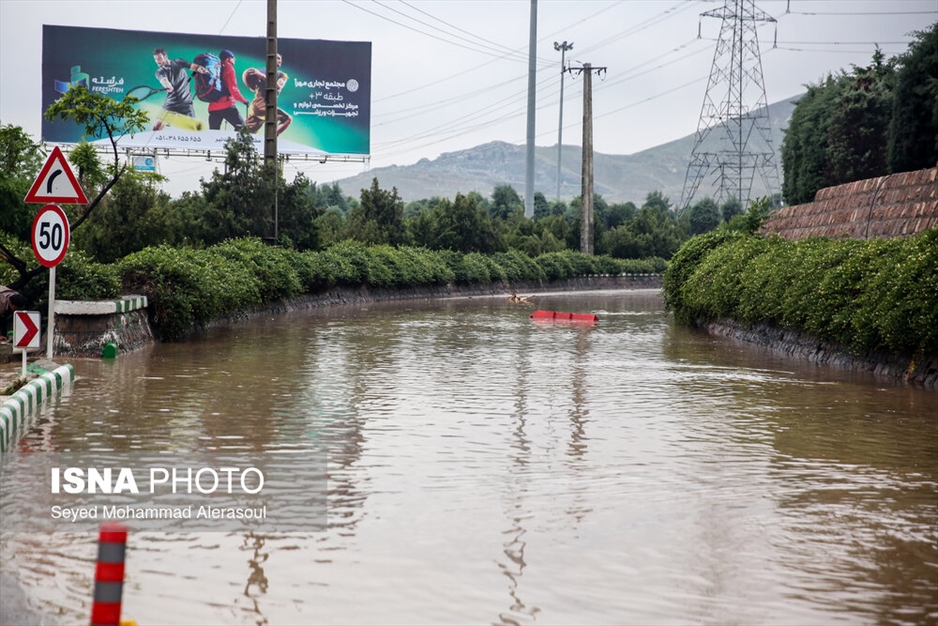 شروع بارش‌های سیل‌آسا در مشهد