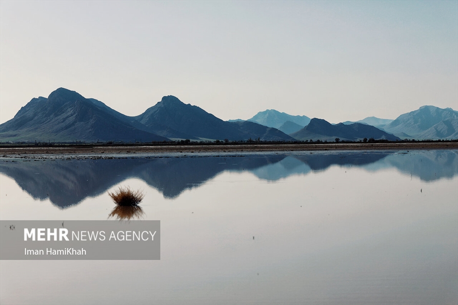 آبگیری تالاب «آق گل» بعد از سه سال خشکسالی