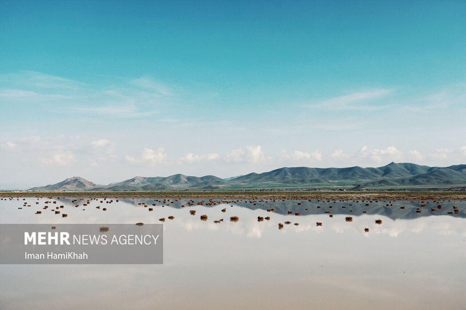 آبگیری تالاب «آق گل» بعد از سه سال خشکسالی