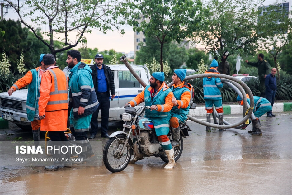 شروع بارش‌های سیل‌آسا در مشهد