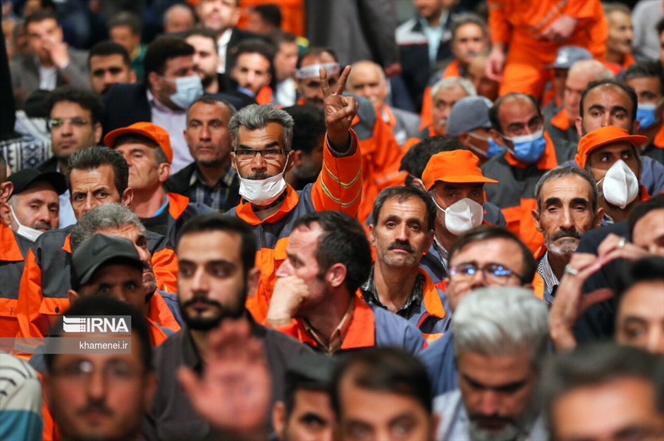  دیدار کارگران با رهبر انقلاب