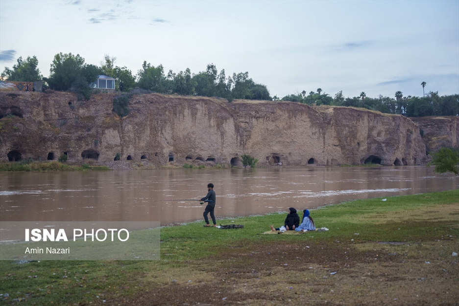وضعیت رودخانه دز در بارش های اخیر