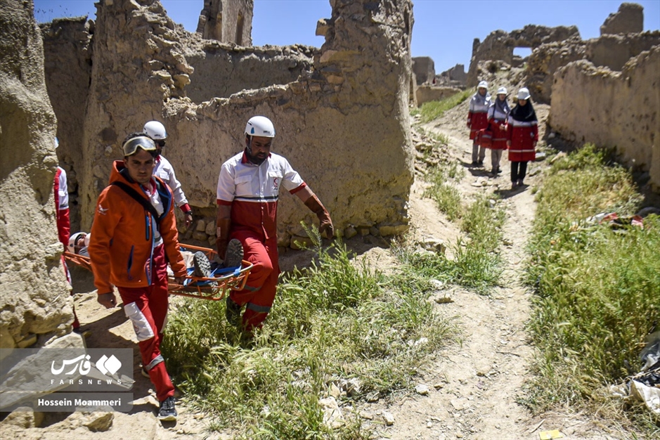 مانور زلزله در بجنورد