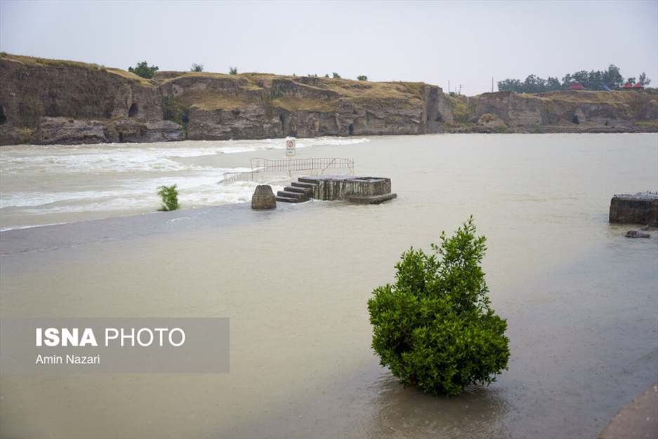 وضعیت رودخانه دز در بارش های اخیر