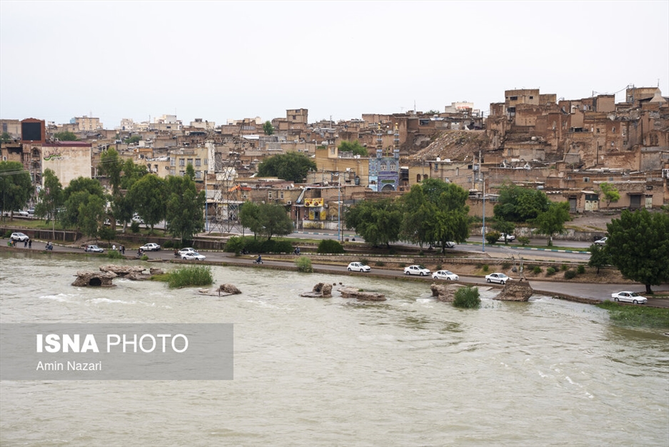 وضعیت رودخانه دز در بارش های اخیر
