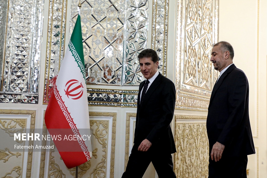 دیدار رئیس اقلیم کردستان عراق با وزیر امور خارجه ایران