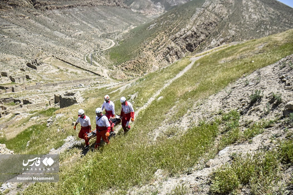 مانور زلزله در بجنورد