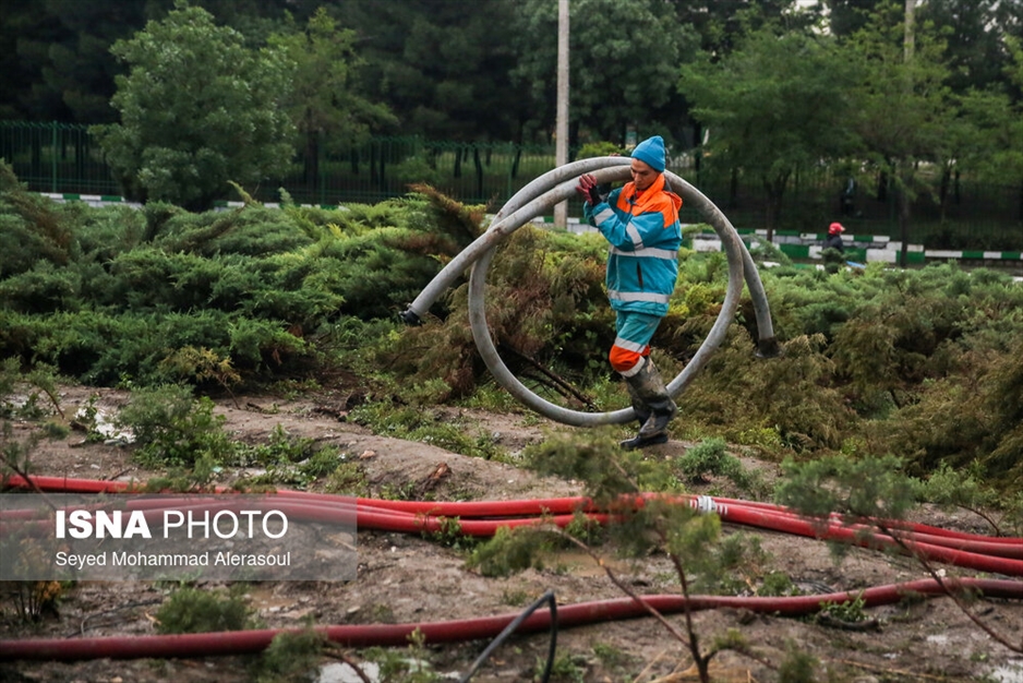 شروع بارش‌های سیل‌آسا در مشهد