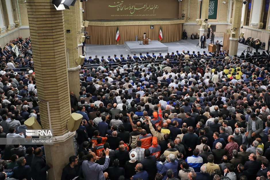  دیدار کارگران با رهبر انقلاب