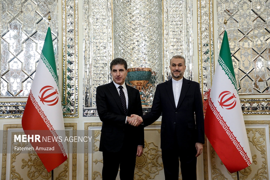 دیدار رئیس اقلیم کردستان عراق با وزیر امور خارجه ایران