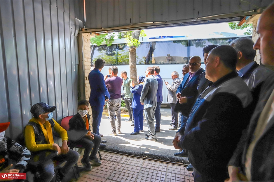 بازدید تیم فوتبال آلومینیوم اراک از موسسه خیریه حامی یار