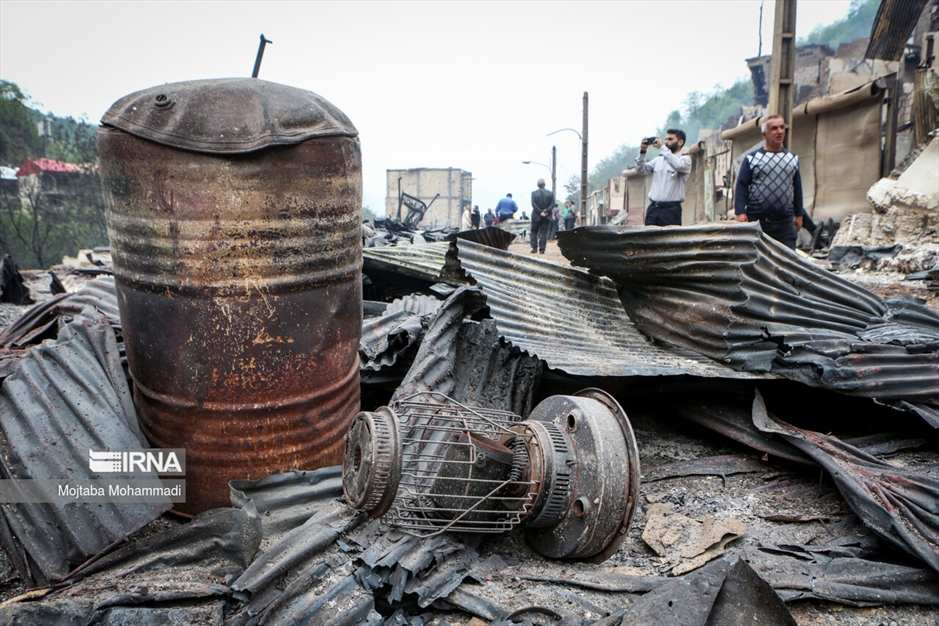 ویرانی گسترده در روستای امام‌زاده ابراهیم گیلان