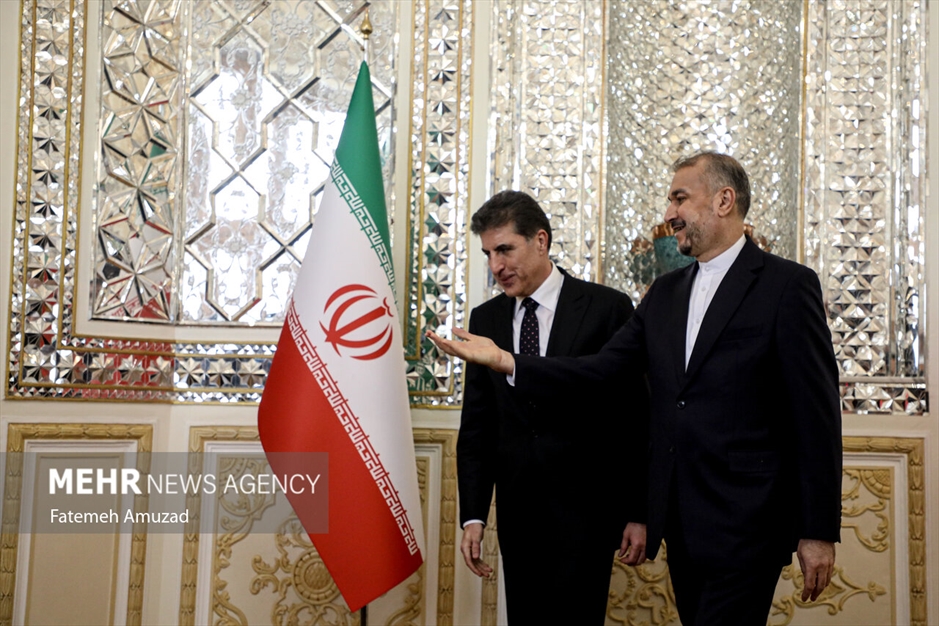 دیدار رئیس اقلیم کردستان عراق با وزیر امور خارجه ایران