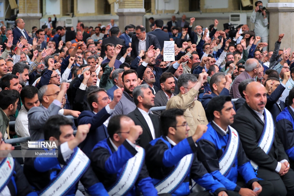  دیدار کارگران با رهبر انقلاب