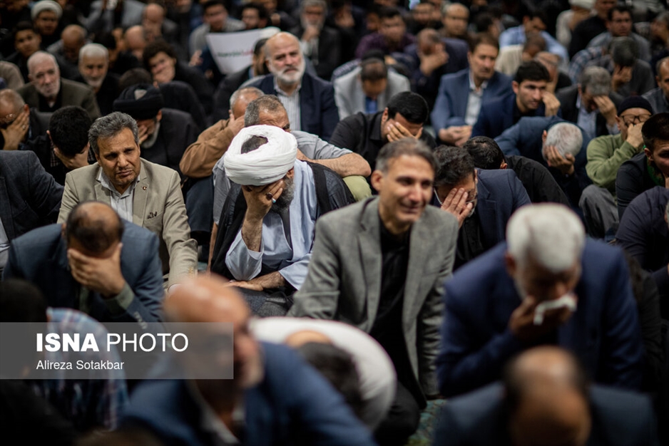 اجتماع دانشگاهیان تهران در سوگ رئیس جمهور