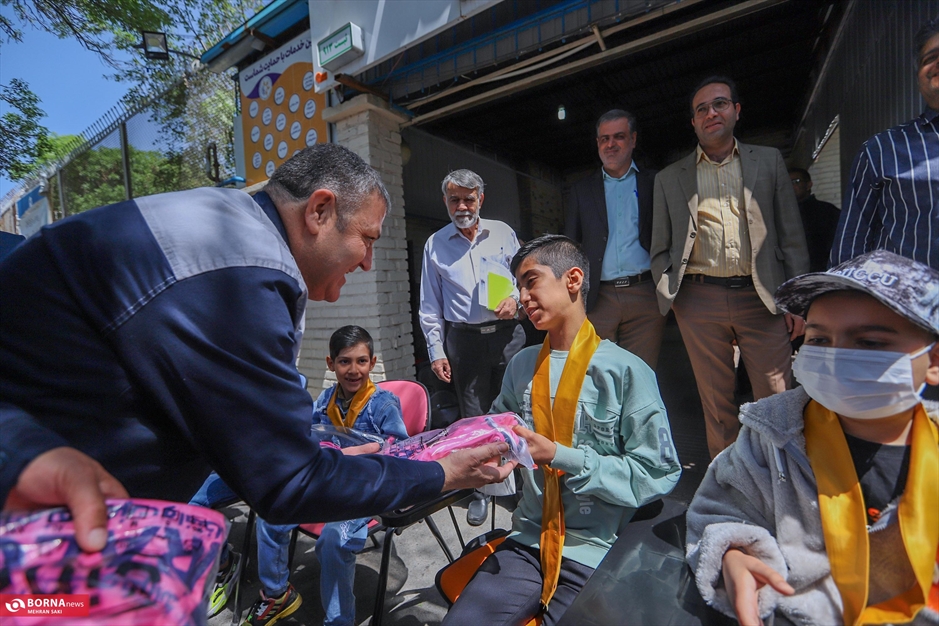 بازدید تیم فوتبال آلومینیوم اراک از موسسه خیریه حامی یار