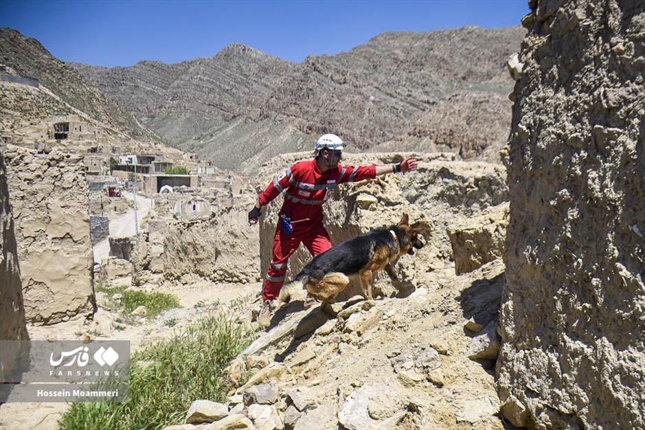 مانور زلزله در بجنورد