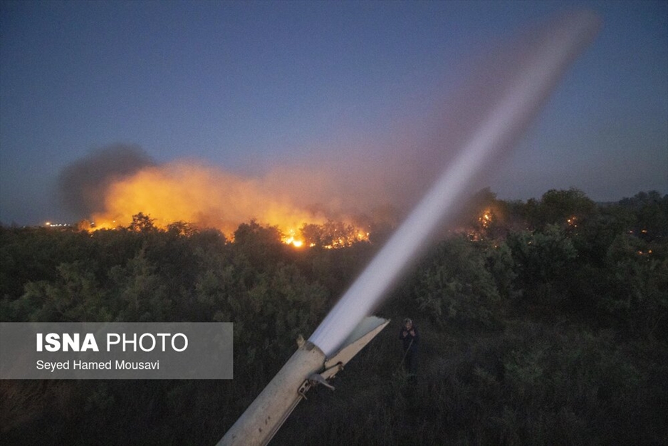 آتش سوزی پارک ملی کرخه در استان خوزستان