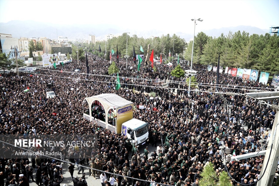 مراسم استقبال و تشییع پیکر رئیس جمهور شهید حجت الاسلام رئیسی