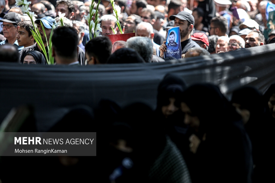 مراسم تشییع پیکر سردار شهید سید مهدی موسوی