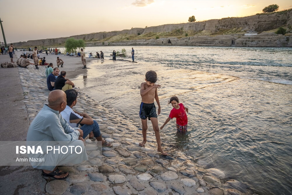 شنا در علی کله دزفول - استان خوزستان
