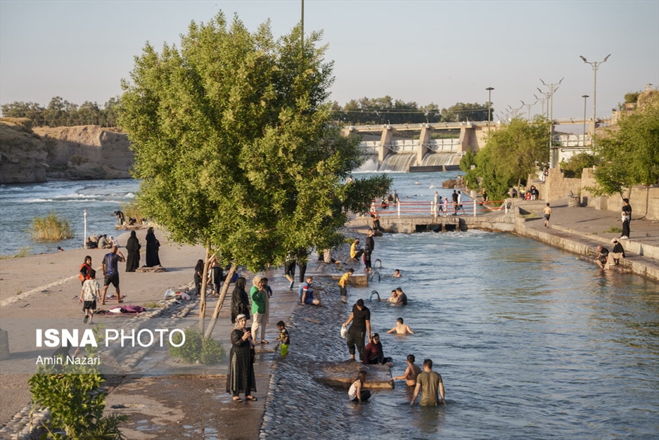 شنا در علی کله دزفول - استان خوزستان