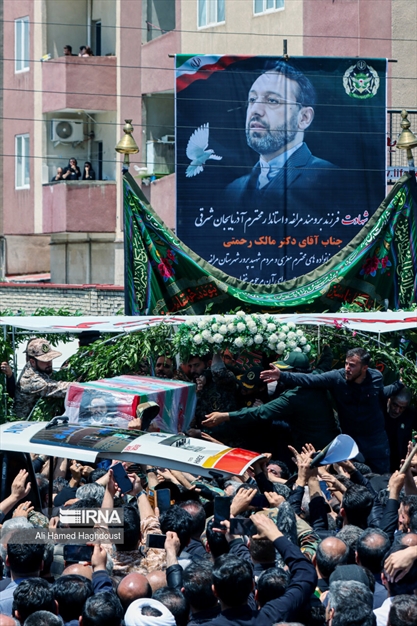 تشییع پیکر شهید «مالک رحمتی»