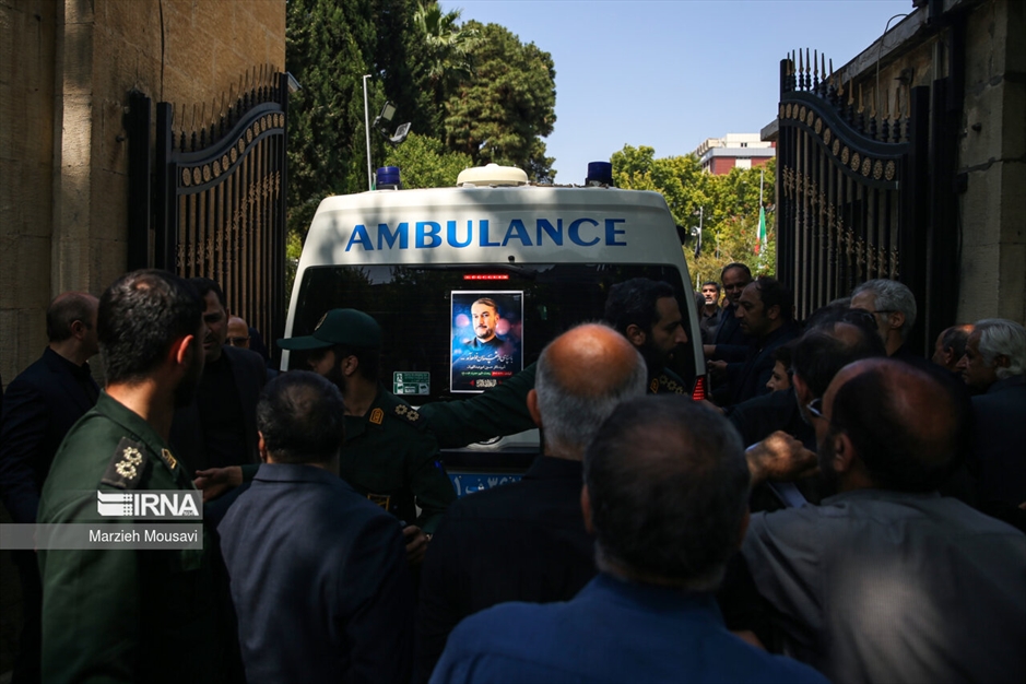 تشییع پیکر شهید «حسین امیرعبداللهیان»