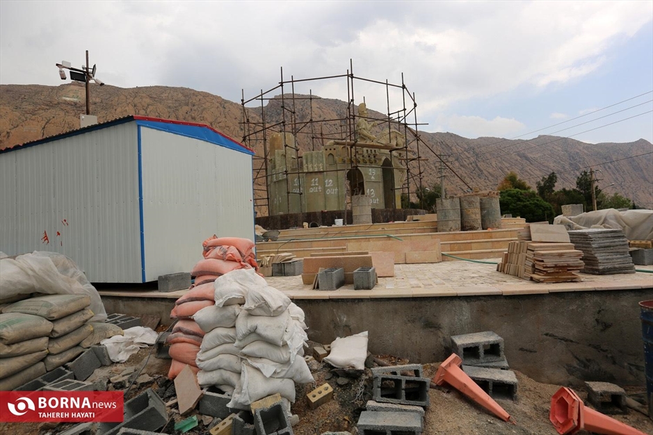 رونمایی مجسمه سردار حیدر زرقانی