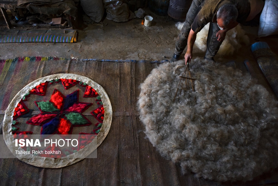 نمد مالی، صنایع دستی عشایر