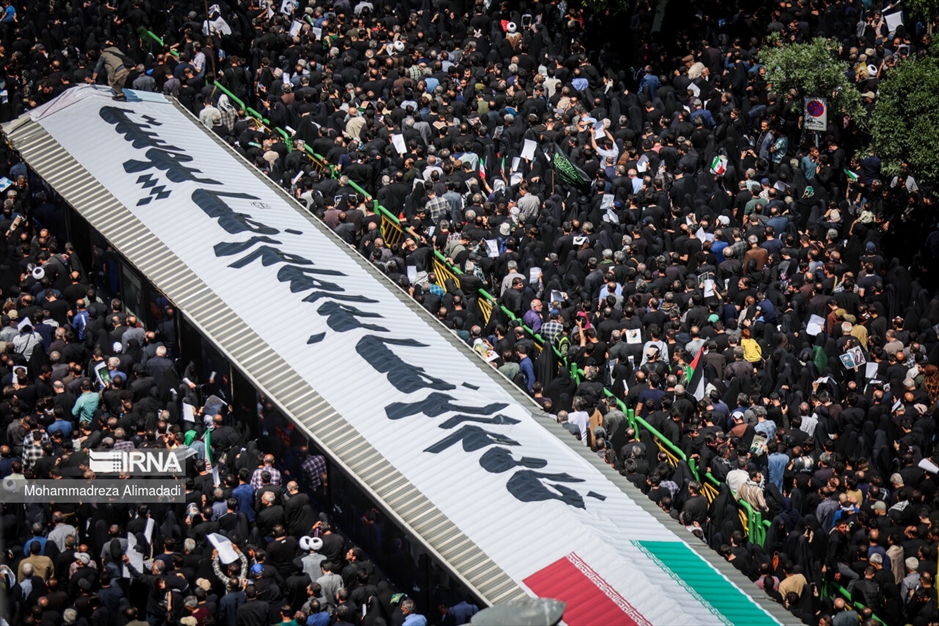 تشییع شهدای خدمت در تهران-۲