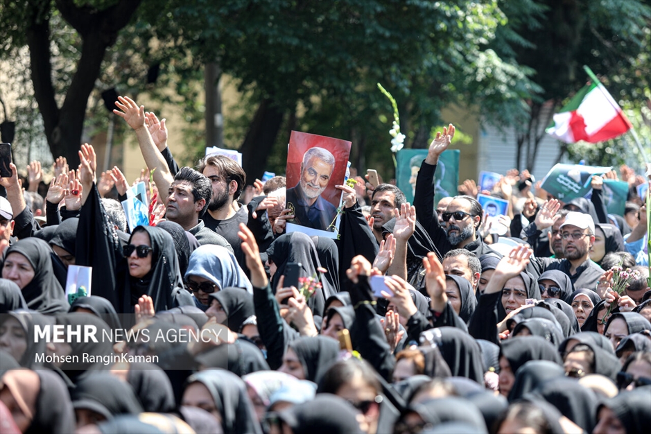 مراسم تشییع پیکر سردار شهید سید مهدی موسوی