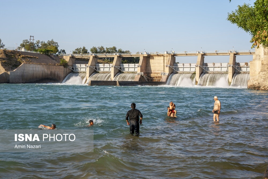 شنا در علی کله دزفول - استان خوزستان
