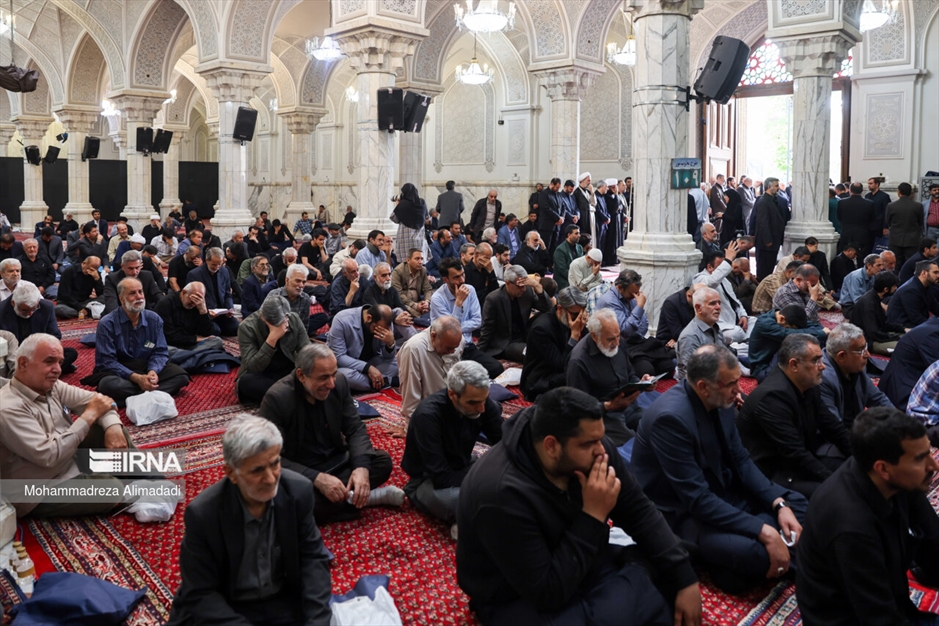 مراسم هفتمین روز شهادت شهدای خدمت