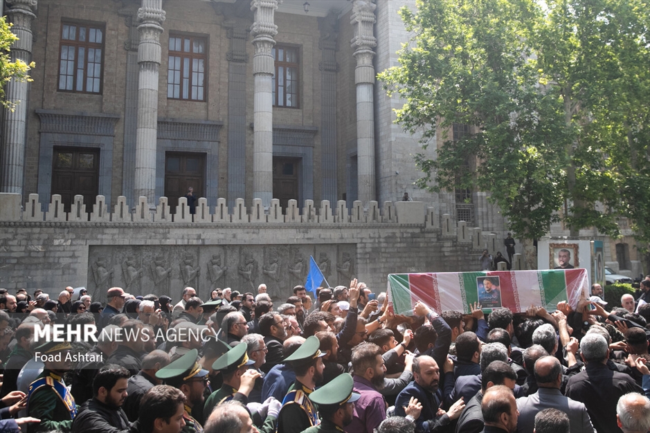 مراسم تشییع پیکر حسین امیرعبداللهیان وزیر امور خارجه شهید