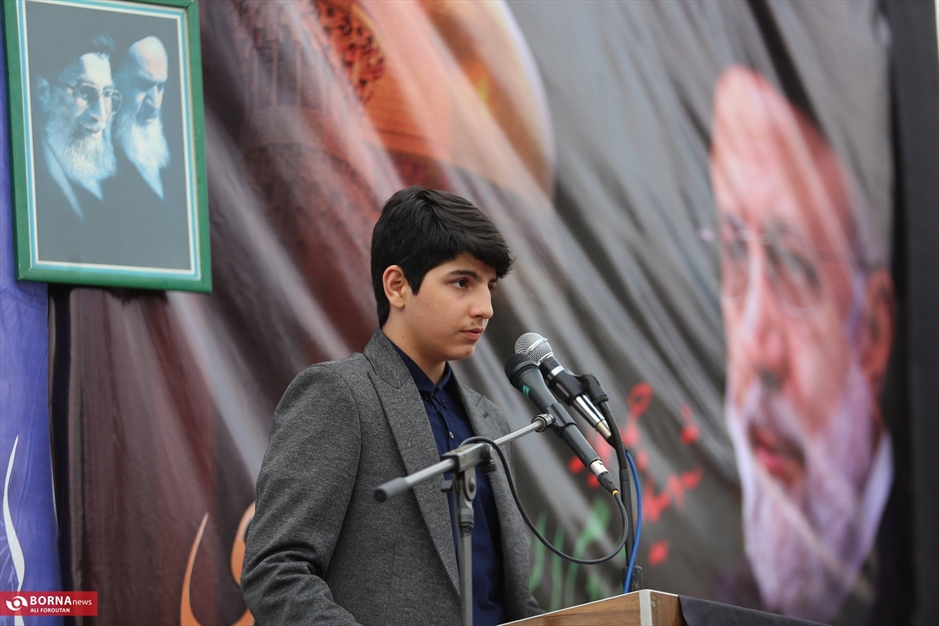 مراسم عزاداری شهادت رئیس جمهور و هیات همراه در ساری